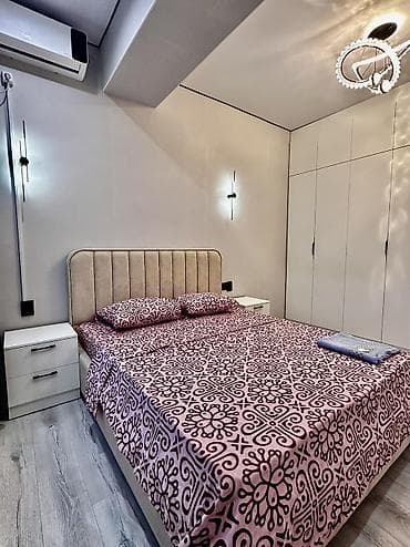 кв берем: 2 комнаты, Люкс, элитка, 12 мкр, Душевая кабина, Постельное белье, Кондиционер — 2