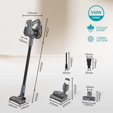 вода филтир: Пылесос, Вертикальный, Сухая, Влажная, Смешанная, Контейнер, Водяной фильтр — 3