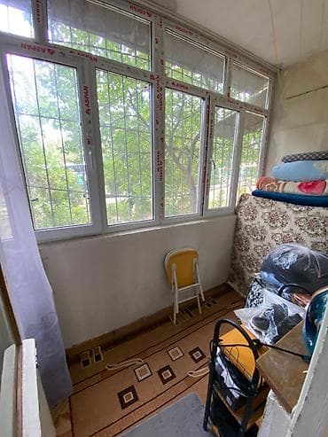 Квартиры: 1 комната, 48 м², Аламедин-1 мкр 106 серия, 1 этаж, Косметический ремонт — 7