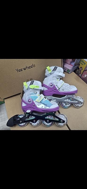 Детские раздвижные роликовые коньки YeeWheels - Тип: роликовые