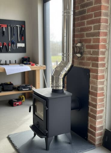 Набор стальных труб для дымохода. Эти трубы имеют гладкую, отражающую at lalafo.kg Набор стальных труб для дымохода. Эти трубы имеют гладкую, отражающую