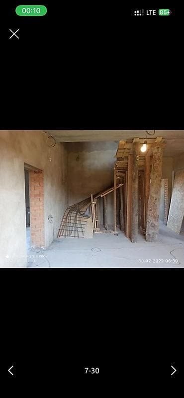 Тепкичтер жана тетиктер заказ менен: Бетон тепкичи Жеке менчик үй үчүн, Тепкичтин формасы: Түз — 7