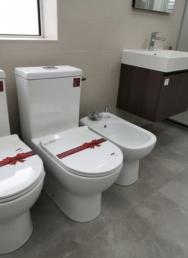 крышка бочка унитаза: Унитаз Напольный, Материал: Фарфор — 1