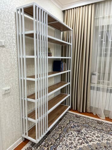 Книжная полка в стиле лофт
Размер : 210х150х35 at lalafo.kg Книжная полка в стиле лофт
Размер : 210х150х35