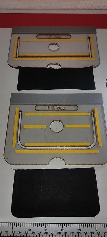 Упаковочно-фасовочные аппараты: Акриловые шаблоны/лекала для швейных и кожевенных работ Комплект — 3