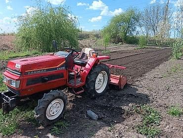 бетонный узел: Мини-трактор Yanmar FX215 с фрезой - Японский компакт‑трактор серии — 1