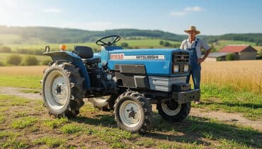 домкрат японский: Минитрактор Mitsubishi D1650 + навесное оборудование Компактный — 1