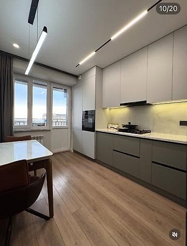 osh flat: 2 комнаты, 63 м², Пишпек 7 этаж, Дизайнерский ремонт — 7