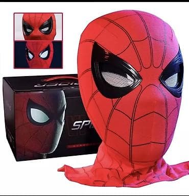 костюмы для аниматоров: Маска «человека паука» с подсветкой глаз - Тематическая маска — 1