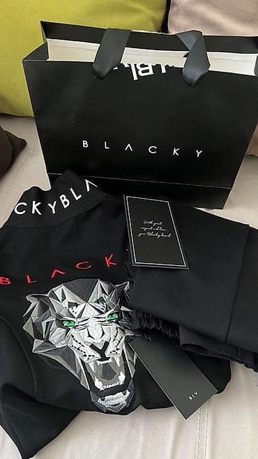 худи толстовка: Костюм BLACKY (BLV) - Комплект: свитшот/джемпер с высоким воротом и — 1