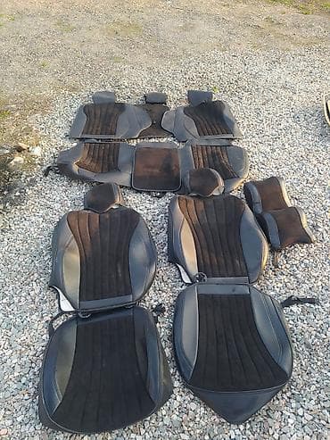 авто для такси: Чехлы Алькантара, С подушкой, цвет - Черный, Lexus, Б/у, Самовывоз — 1