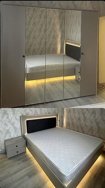 Спальные гарнитуры: Срочно продаю спальный гарнитур Пользовались всего полгода Идеальное — 5