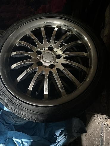 m3 gtr: Колеса в сборе 215 / 45 / R 18, Зима, Б/у, 1 шт, Легковые, Литые, отверстий - 5 — 1