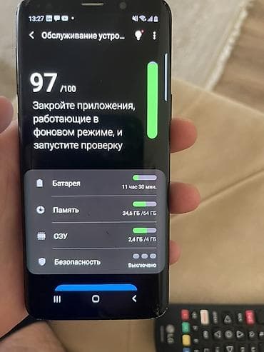 телефон s9: Samsung Galaxy S9, Б/у, 64 ГБ, цвет - Черный, 2 SIM — 3