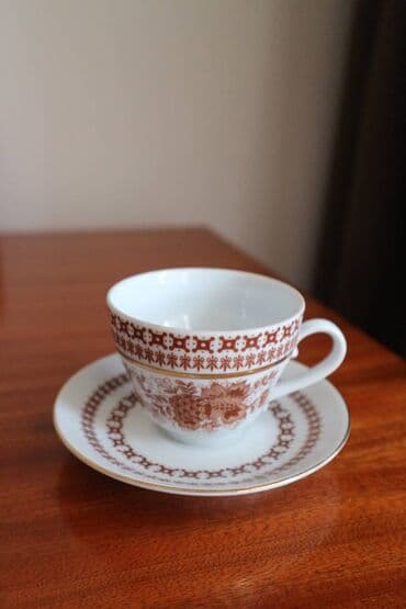 я ищу посуда: Немецкий винтажный кофейный фарфоровый сервиз Kahla на 6 персон — 8