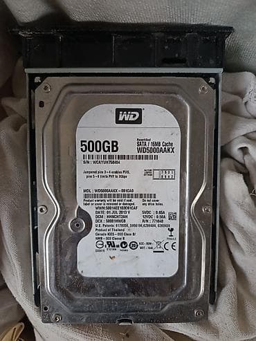 nas: Накопитель для ПК, Б/у, Western Digital (WD), HDD, 512 ГБ, 3.5", Для ПК — 1