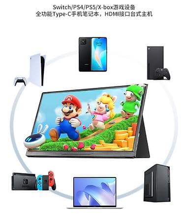 купить портативный монитор: ﻿Портативный сенсорный монитор 14 дюймов с IPS-экраном — 4