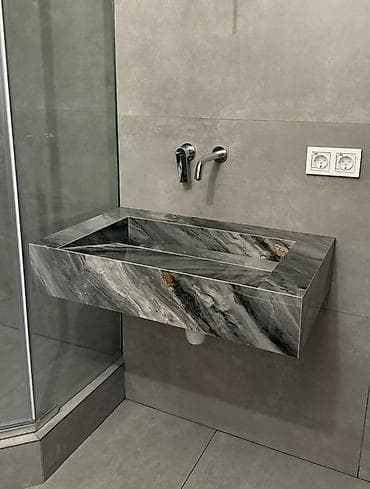 Тепкичтер жана комплекттер: Раковины-столешницы из керамогранита на заказ) Любой размер можно — 3