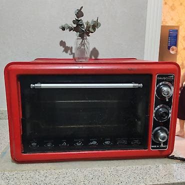 духовка для кафе: Мини-печь Dauscher (Made in Turkey), красный корпус. Основные — 2