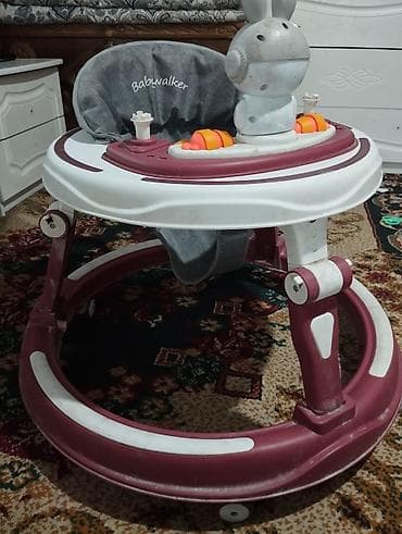 развивающая: Детские ходунки BabyWalker - Тип: классические ходунки с круглой — 3