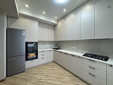 кант квартира сдаю: 2 комнаты, Риэлтор, Без подселения, С мебелью полностью — 9