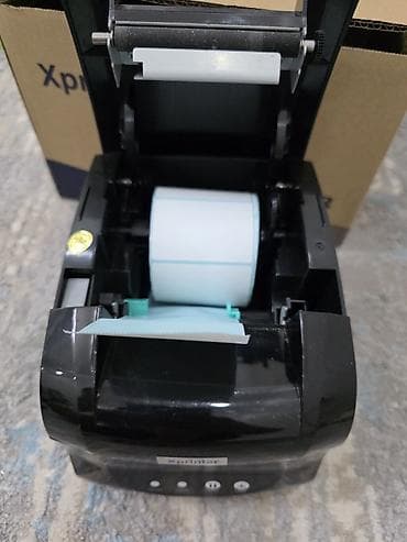 термопринтер: Термопринтер Xprinter (настольный) чёрный - Тип печати: термопечать — 3