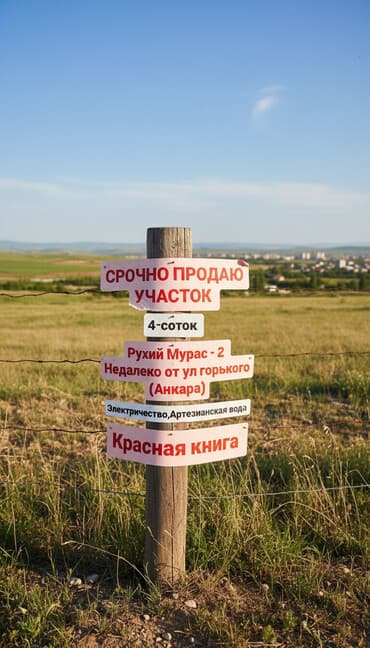 продаю дом каракол квартира: 4 соток, Красная книга, Договор купли-продажи — 1