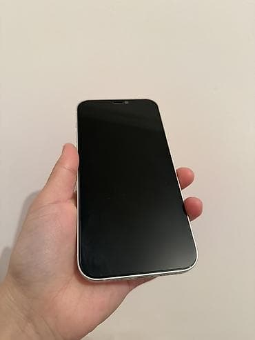 обмен на 12 мини: IPhone 12, Б/у, 128 ГБ, Белый, Зарядное устройство, Защитное стекло, Чехол, 77 % — 3
