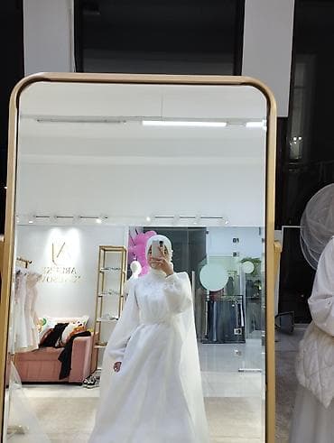 мусульманские платя: Свадебное платье в мусульманском стиле - Цвет: белый снежный - — 2