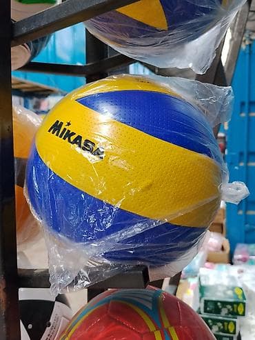Волейбольный мяч Mikasa, классический дизайн в сине‑жёлтой расцветке — 2