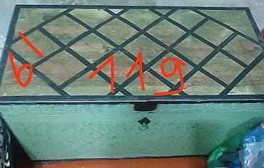 Столдор: Сандык, Колдонулган, Кийимдер үчүн, Жыгач, Өзү алып кетүү, түсү - Жашыл — 2