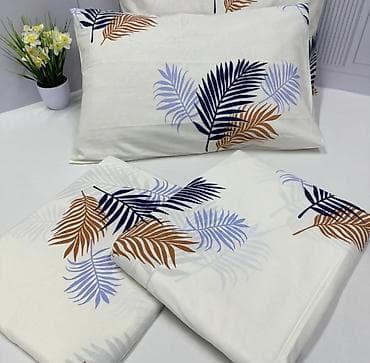 варенья: Белый комплект постельного белья 100% хлопка (промытый/варёный хлопок — 10