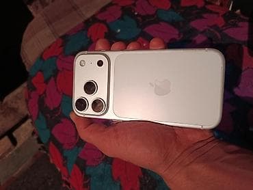 телефон iphone 7: IPhone 17 Pro, Б/у, 256 ГБ, Серебристый, Чехол, 100 % — 1