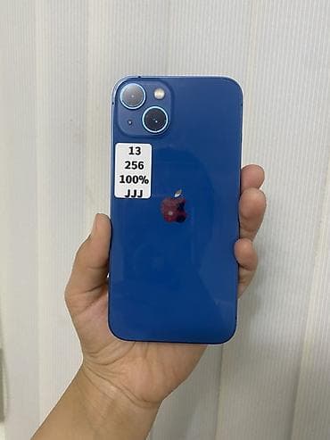 IPhone 13, 256 ГБ, Синий, 100 %