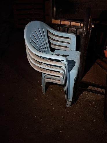 Комплект пластиковых стульев для улицы - Материал: ударопрочный