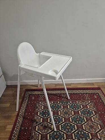 Стульчик для кормления, Б/у, Ikea, Пластик, цвет - Белый