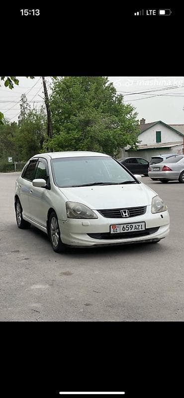 honda civic ош: Honda Civic: 2003 г., 1.7 л, Вариатор, Бензин, Хетчбек — 2