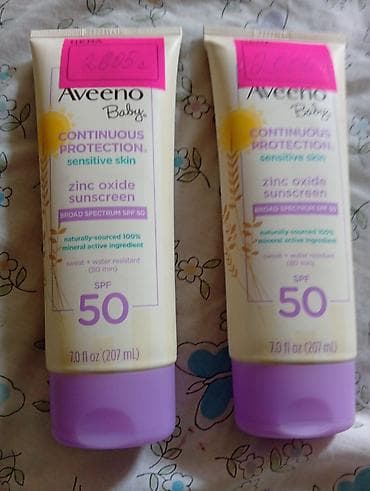 your sun: Aveeno Baby Continuous Protection Sensitive Skin — минеральный — 3