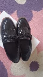 Угги: Лоферы женские, лаковые, черные. - Материал верха: глянцевая лаковая — 3