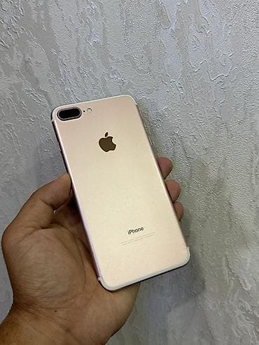 планшет эпл: IPhone 7 Plus, Б/у, 32 ГБ, Rose Gold, Защитное стекло, Чехол, 100 % — 1