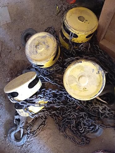 Мультитулы: Ручные цепные тали и бутылочный гидравлический домкрат Комплект — 2