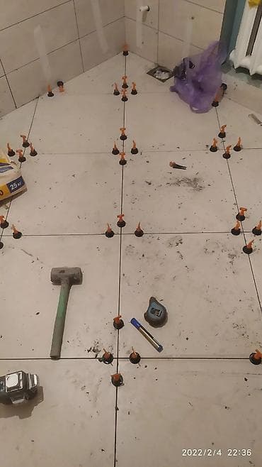 Аренда инструментов: Плиточные работы и подготовка оснований под отделку. Что выполняем: - — 8