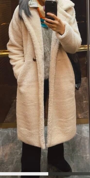 pull bear: Шуба, Длинная модель, M — 1