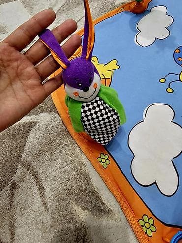 Батуты: Развивающий коврик с дугами и подвесными игрушками для малышей - — 7