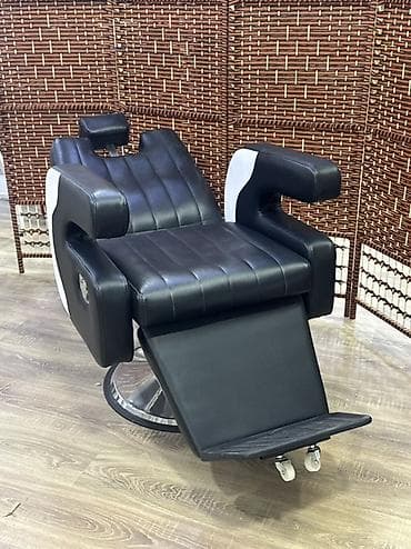 Маникюрные столы: Барберское кресло с регулировкой положения - Профессиональное кресло — 6