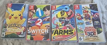 Игры для Nintendo Switch — оригинальные картриджи в фирменных боксах