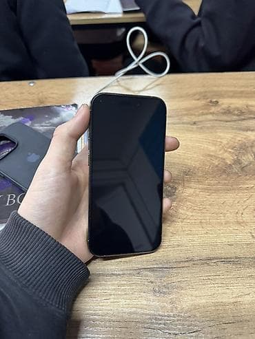 Техника и электроника: IPhone 15 Pro, Б/у, 128 ГБ, White Titanium, Кабель, 91 % — 7