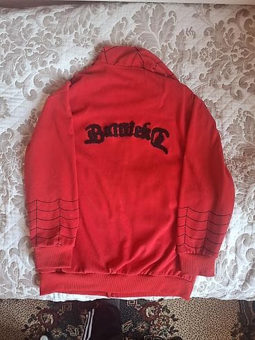 Спецодежда: Толстовка с капюшоном на молнии «Человек-паук» (красная) - — 1