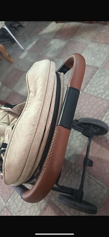anex air x бу: Коляска, Другой бренд, цвет - Золотой, Б/у, Самовывоз — 5