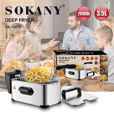 macbook mini: Фритюрница SOKANY SK-10075 - Мощность: 2000 Вт — быстрый разогрев — 1